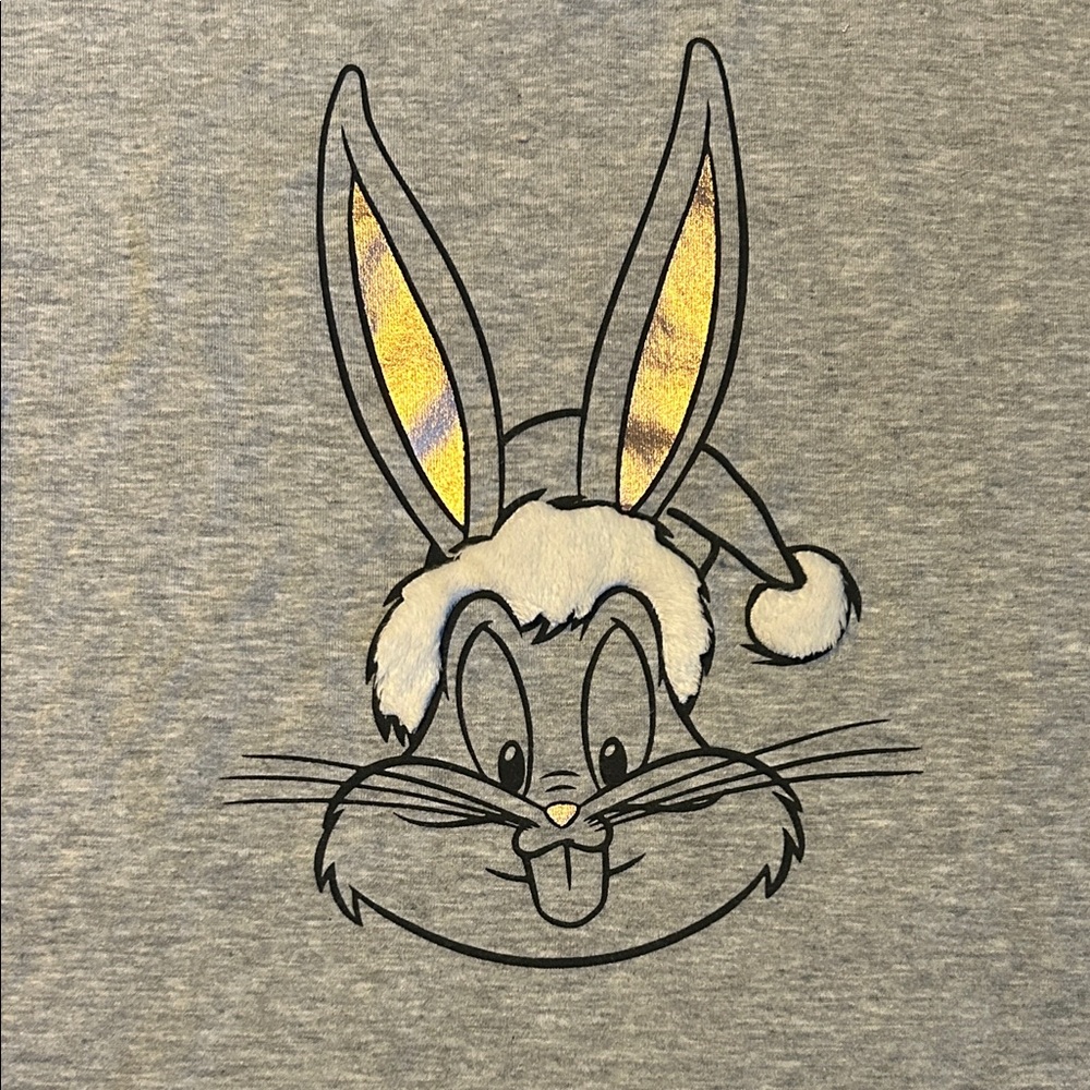 Bugs Bunny Christmas shirt Size S - Picture 3 of 10
